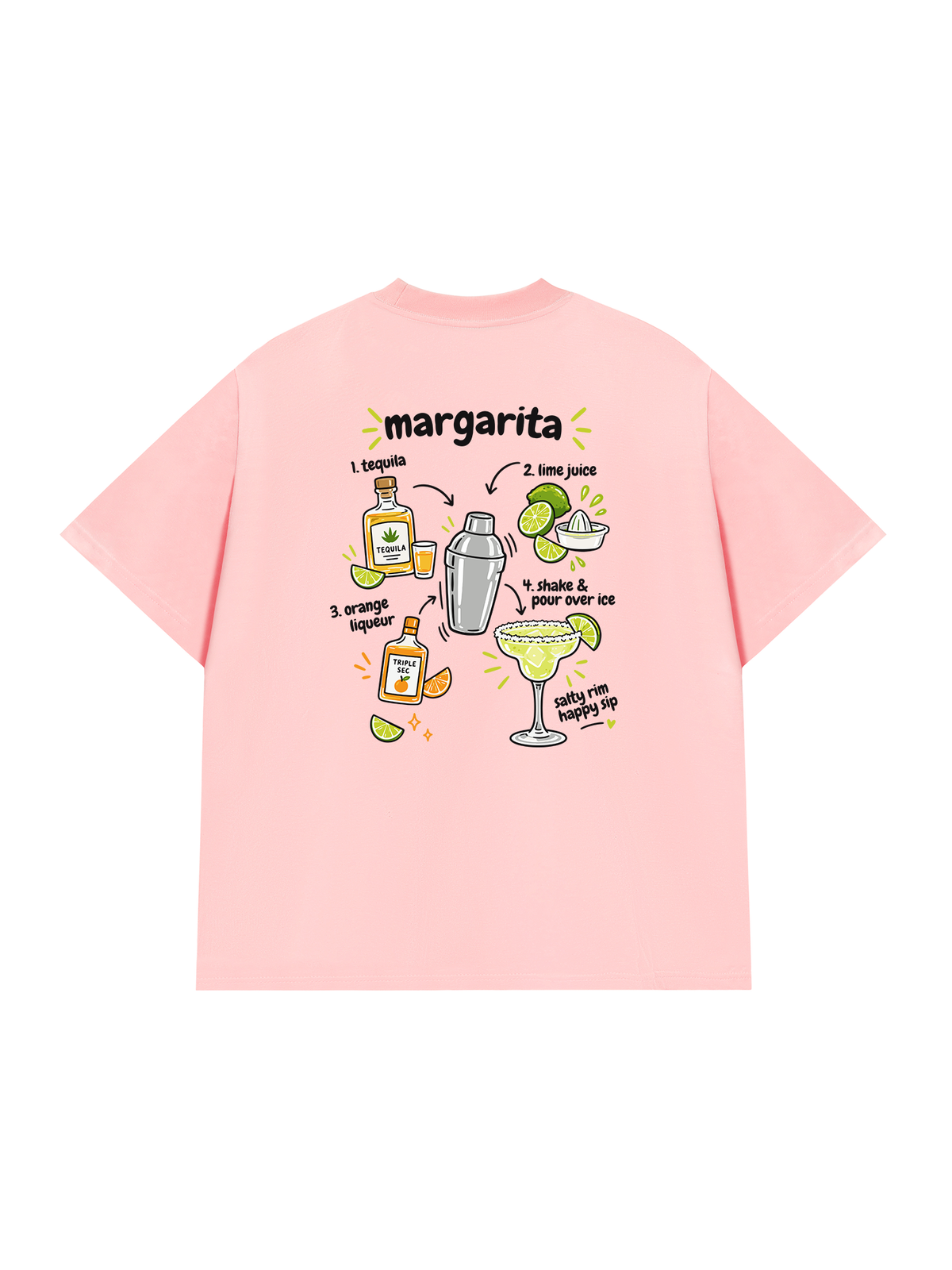 Áo Thun Relaxed Fit Margarita Happy Sip