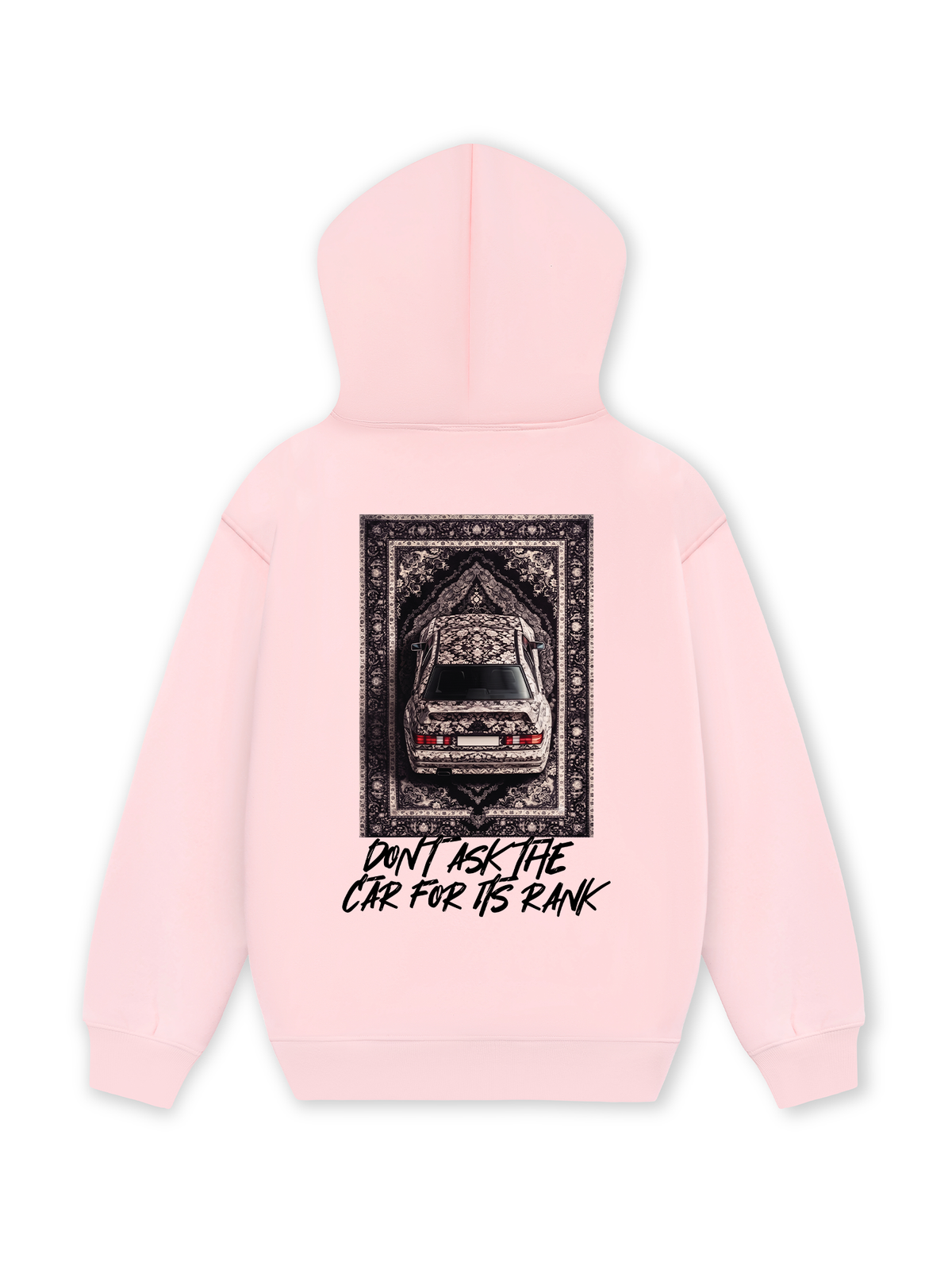 Áo Hoodie Nỉ Hai Da Don't Ask The Car For Its Rank