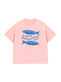 Áo Thun Relaxed Fit Blue Sardine