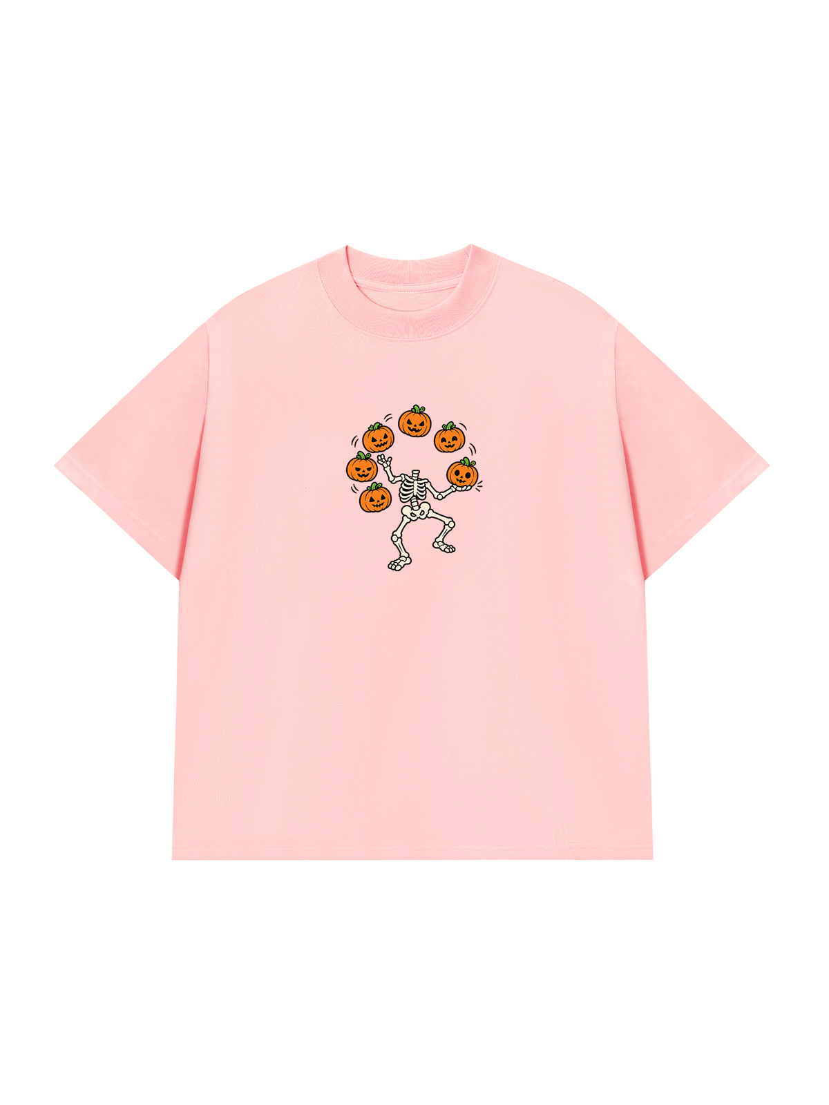 Áo Thun Relaxed Fit Pumpkin Juggler Skull