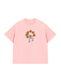 Áo Thun Relaxed Fit Pumpkin Juggler Skull