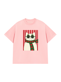 Áo Thun Relaxed Fit Meowy Christmas