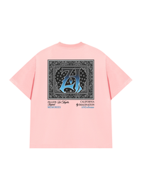 Áo Thun Relaxed Fit Hidden Meaning Zillion Black Blue Bandana