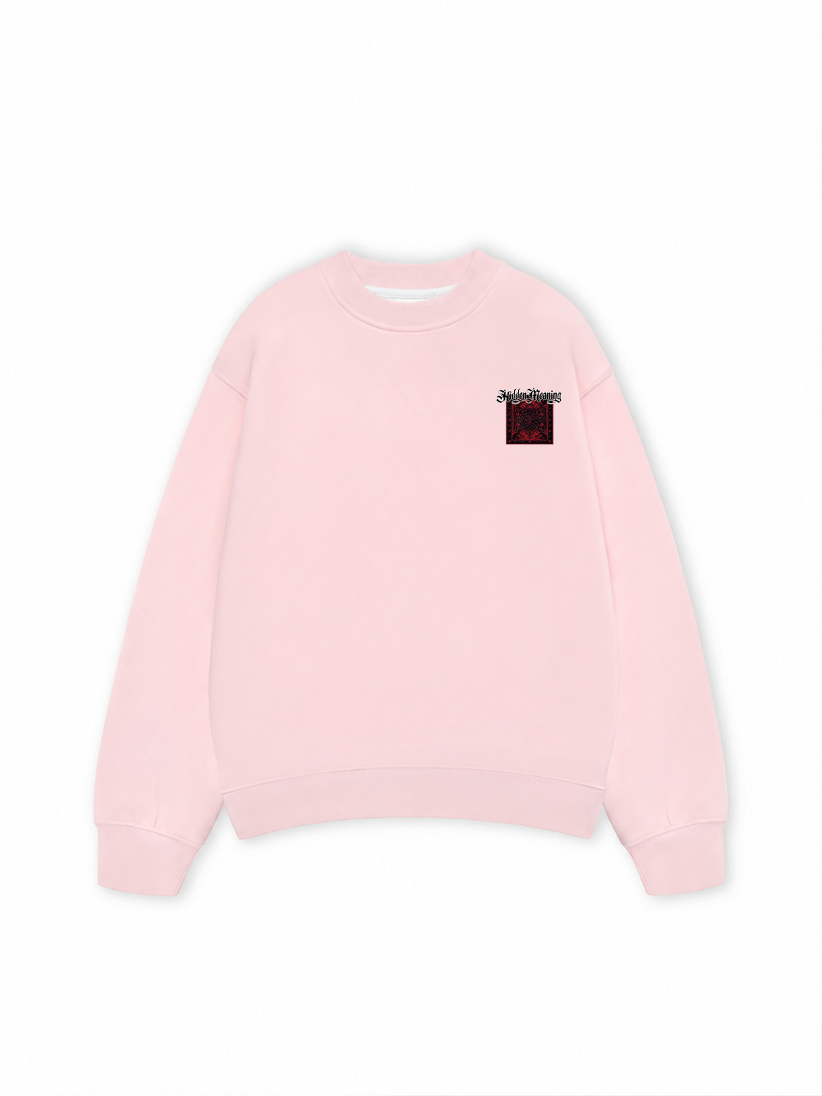 Áo Sweater Nỉ Hai Da Hidden Meaning Red Rug