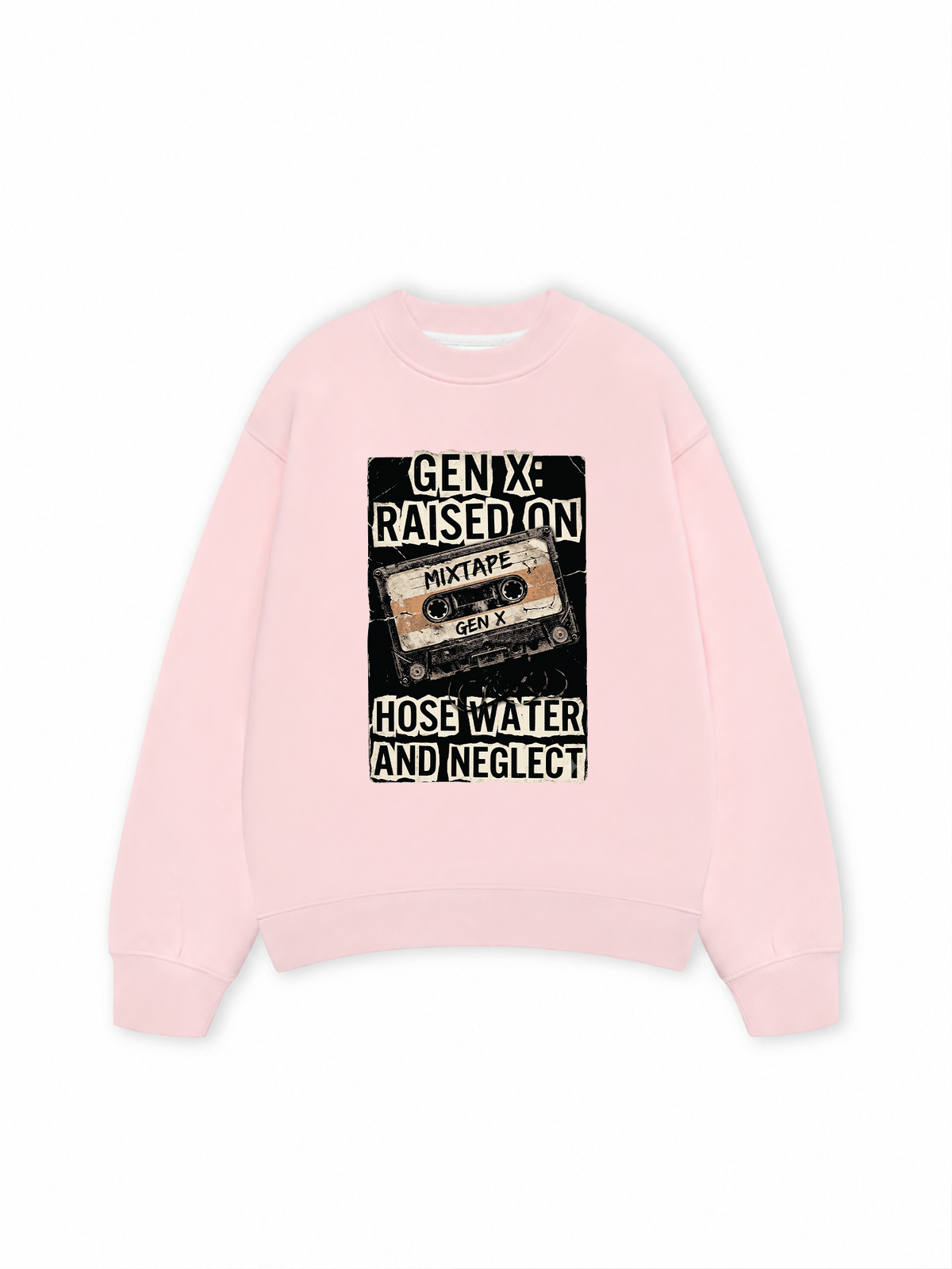 Áo Sweater Nỉ Hai Da Gen X Raised On