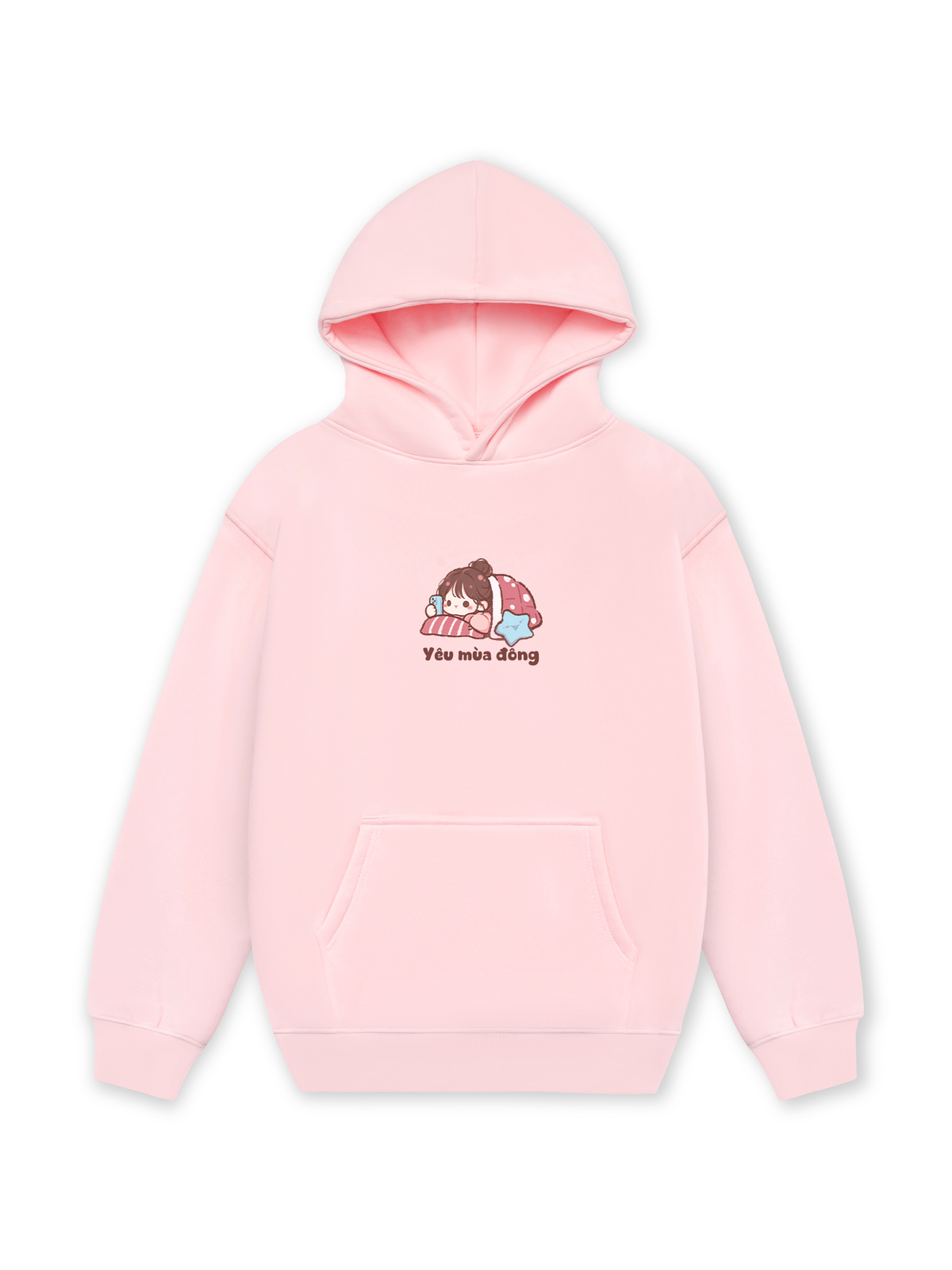 Áo Hoodie Nỉ Hai Da Yêu Mùa Đông