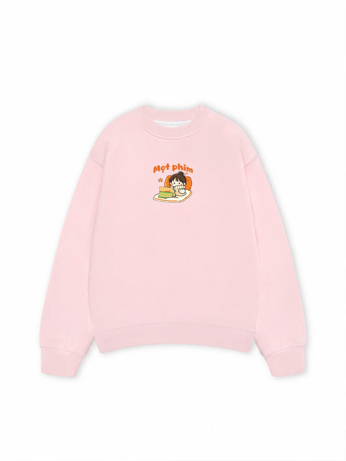 Áo Sweater Nỉ Hai Da Mọt Phim
