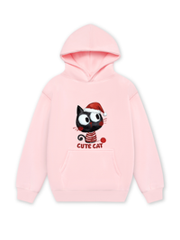 Áo Hoodie Nỉ Hai Da Cute Cat