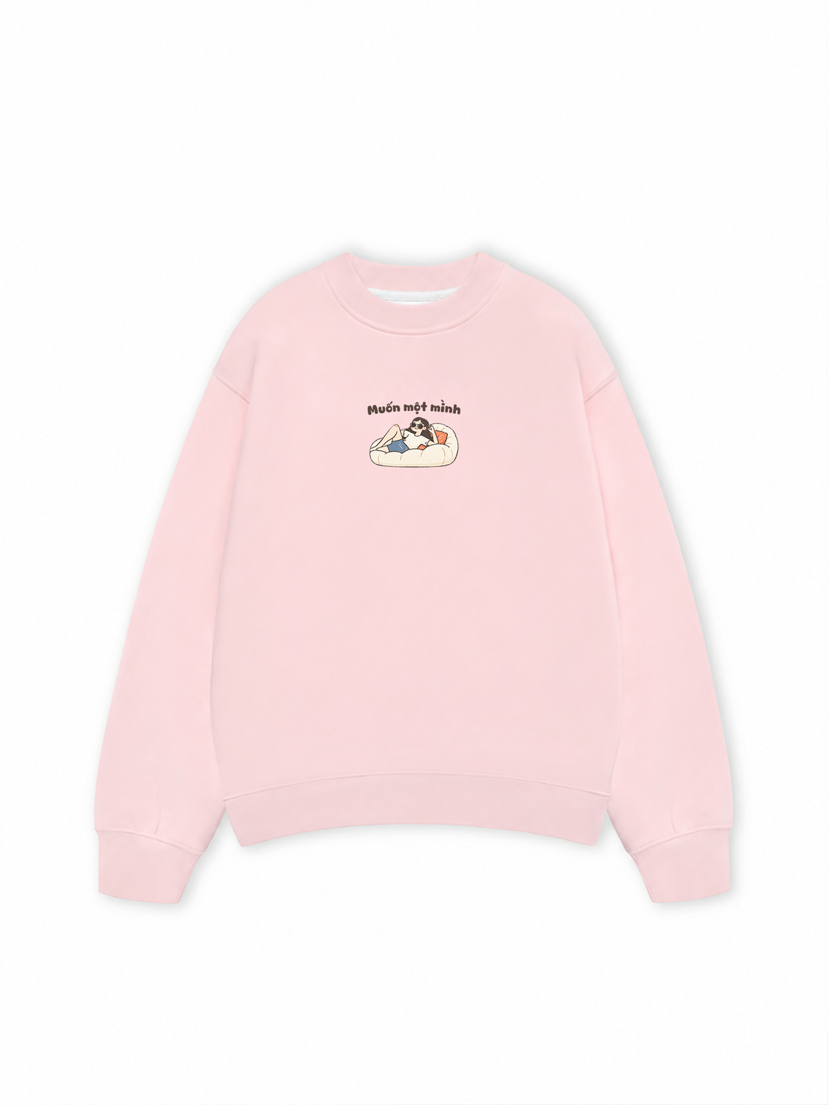 Áo Sweater Nỉ Hai Da Muốn Một Mình