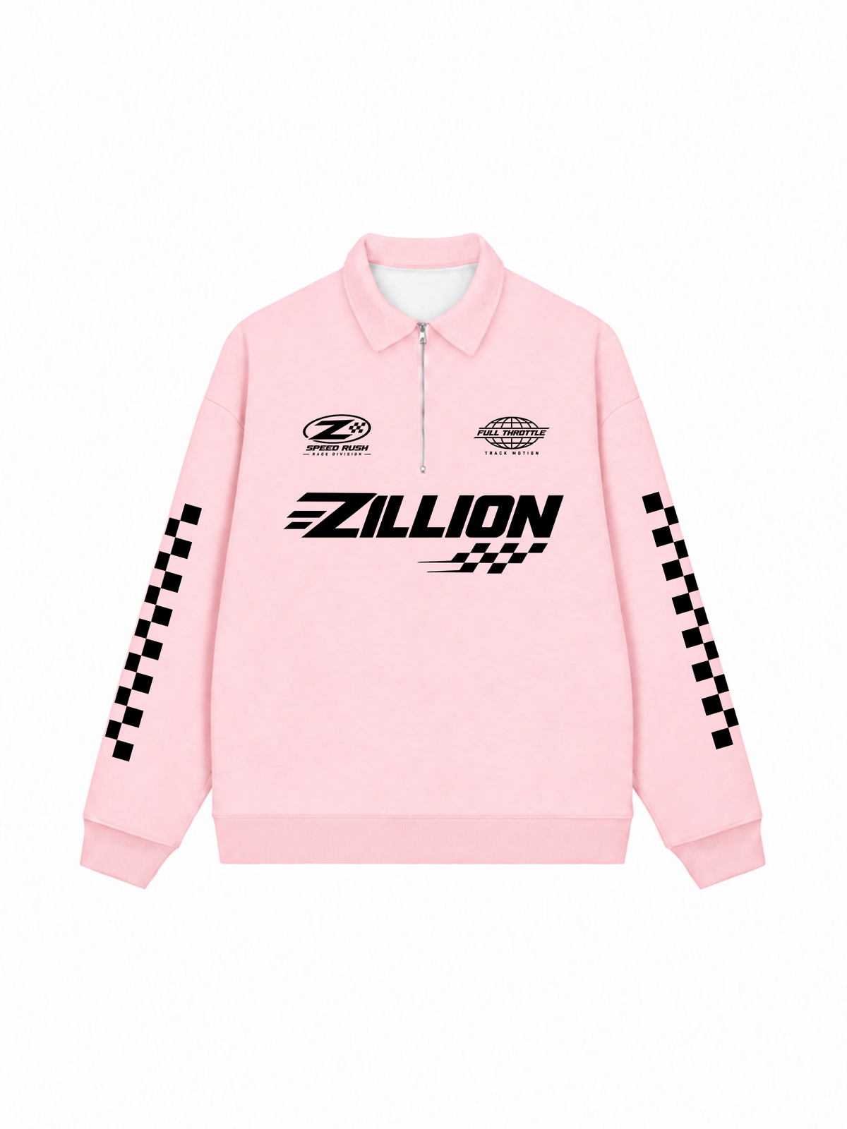 Áo Sweater Polo Nỉ Hai Da Zillion Speed Rush