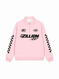 Áo Sweater Polo Nỉ Hai Da Zillion Speed Rush