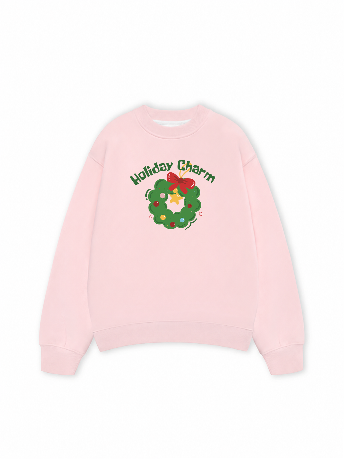Áo Sweater Nỉ Hai Da Holiday Charm