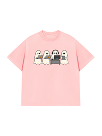 Áo Thun Relaxed Fit Ghost Office Squad