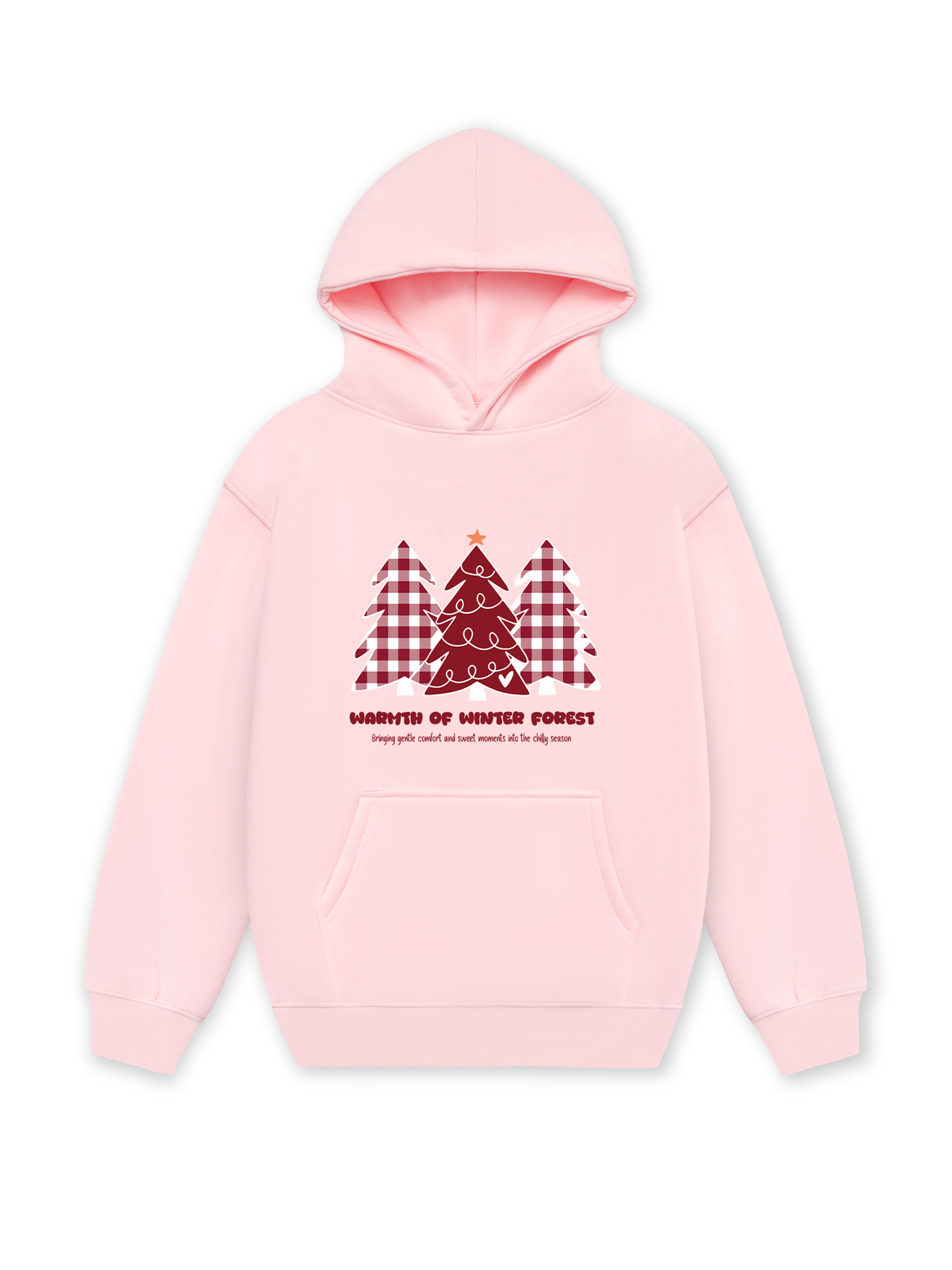 Áo Hoodie Nỉ Hai Da Warmth Of Winter Forest