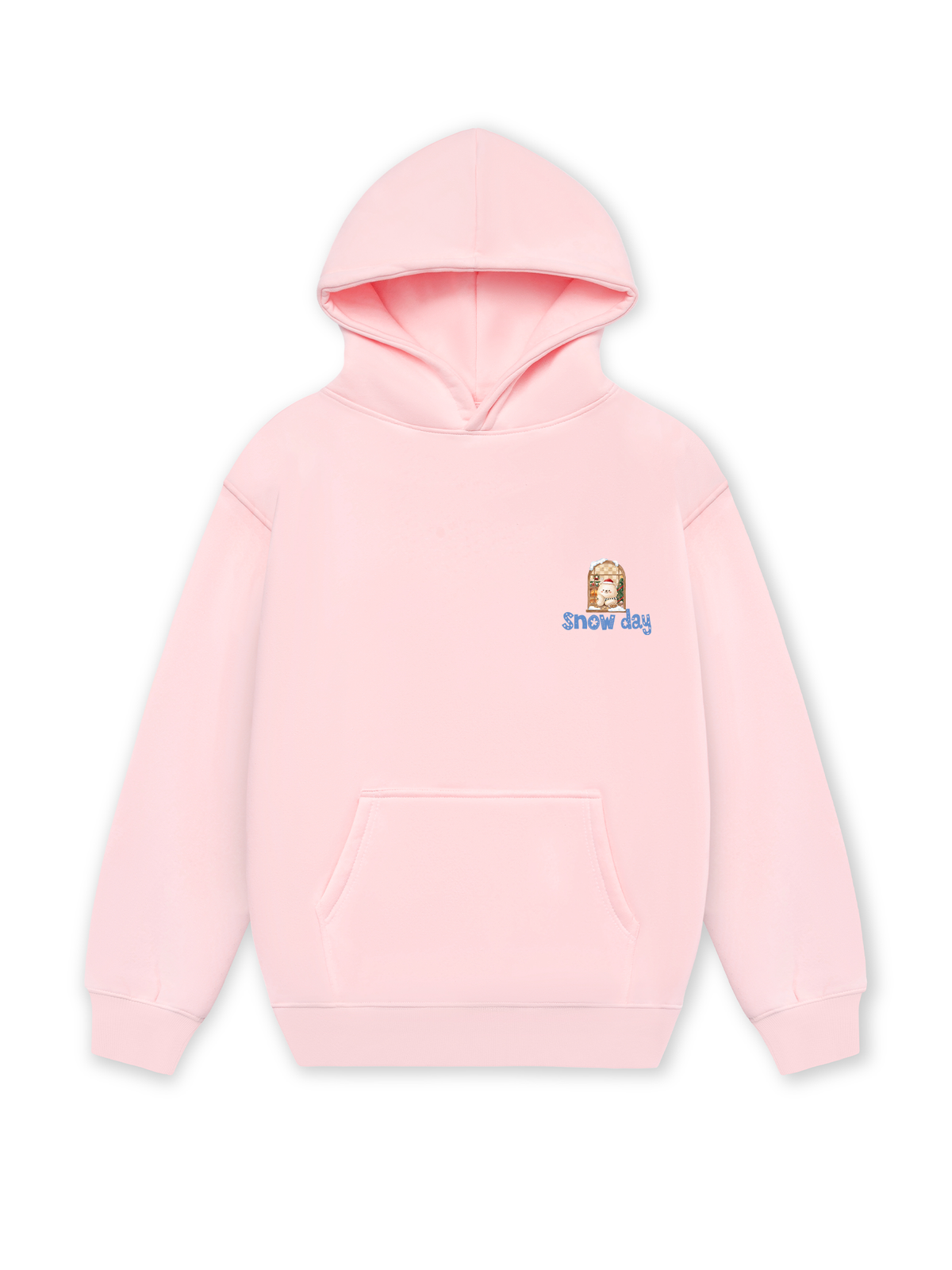 Áo Hoodie Nỉ Hai Da Snow Day
