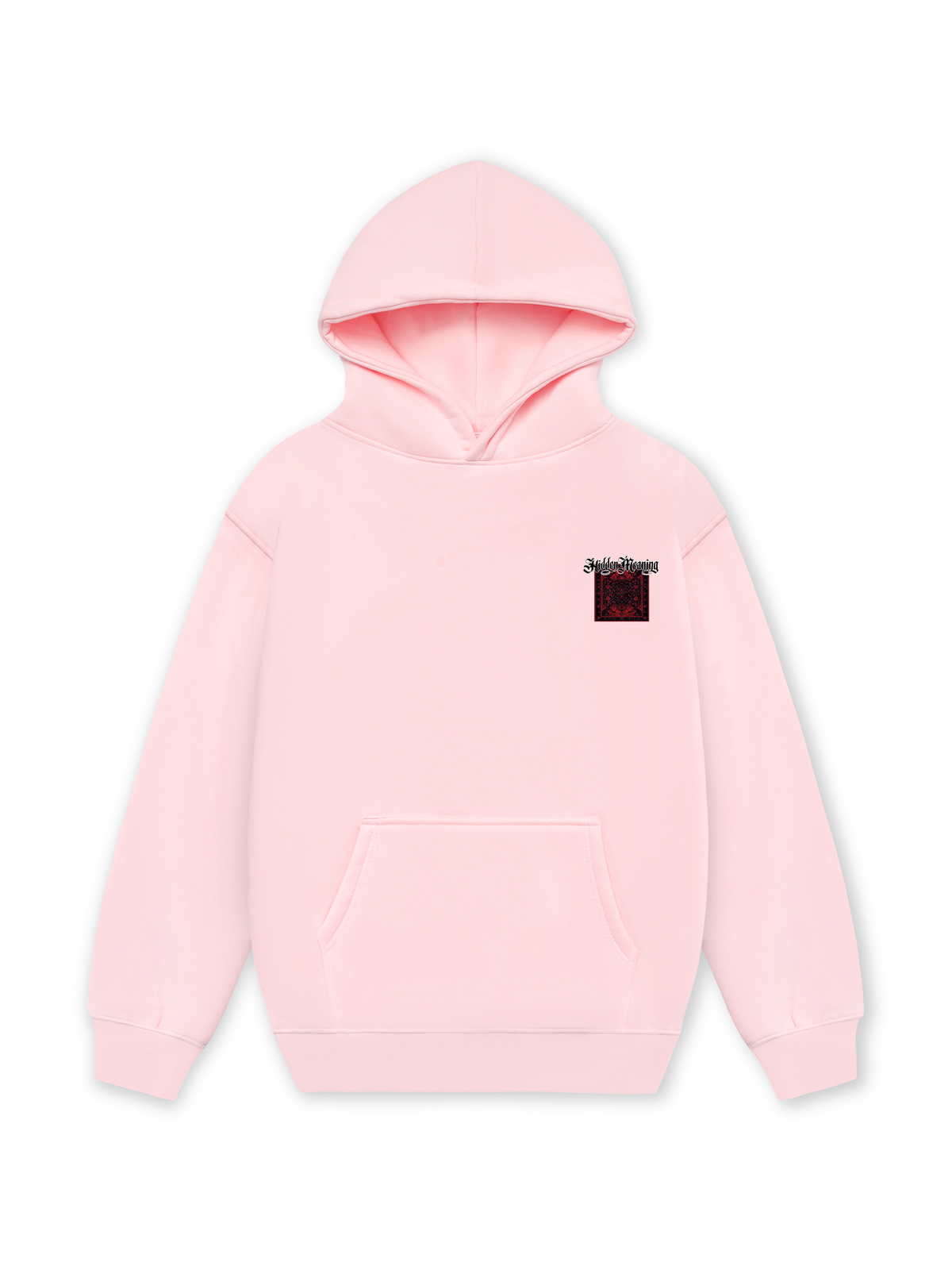 Áo Hoodie Nỉ Hai Da Hidden Meaning Red Rug