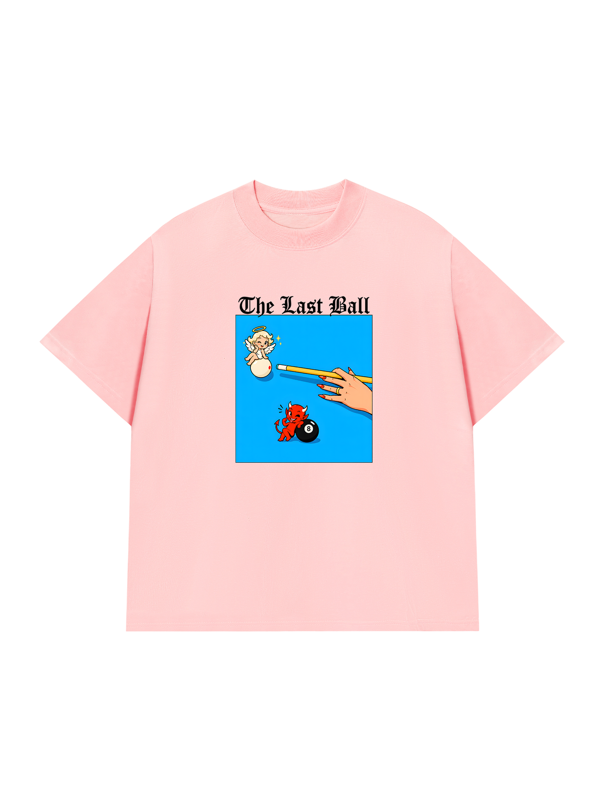 Áo Thun Relaxed Fit Angel & Devil Billiard