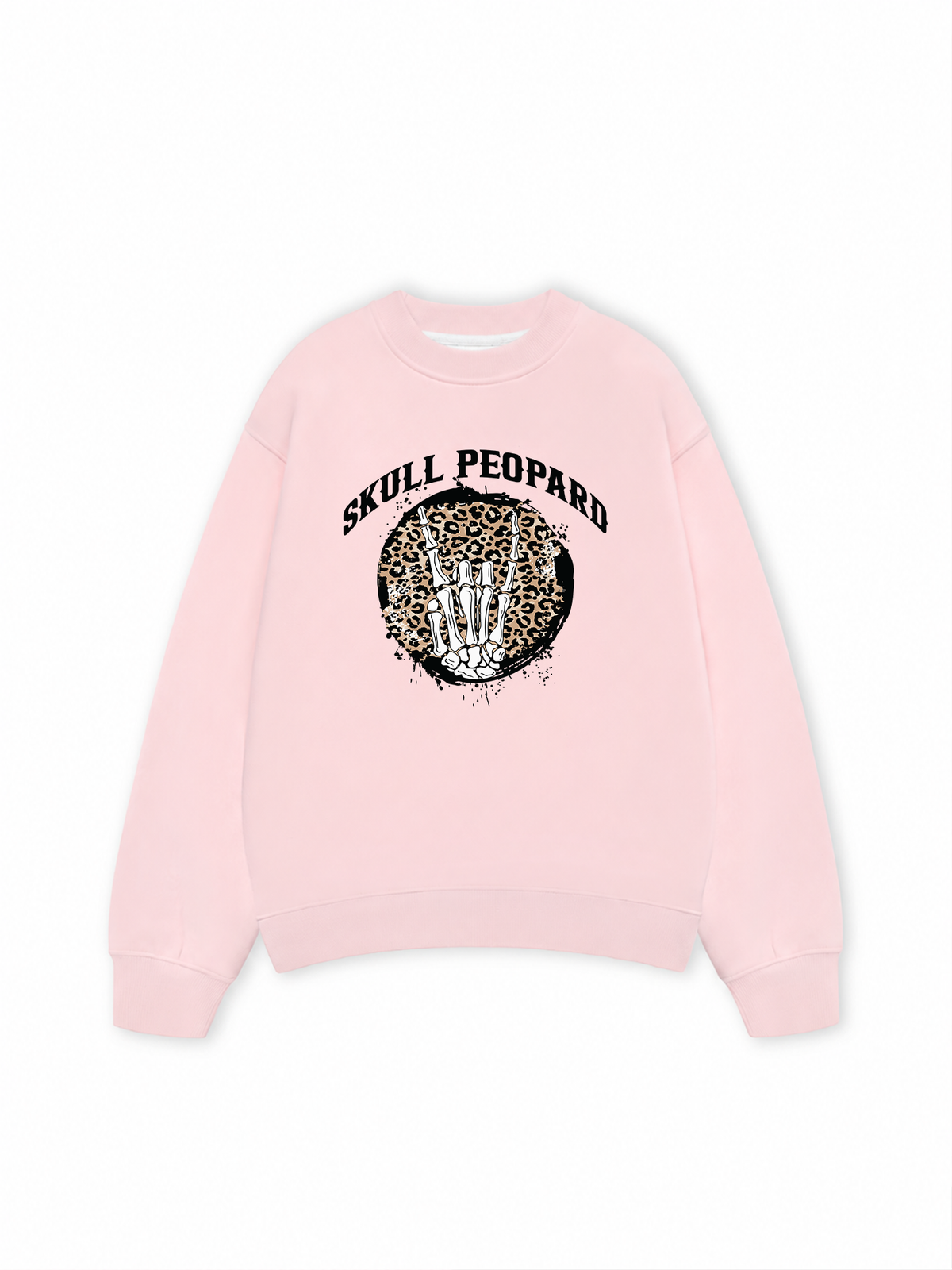Áo Sweater Nỉ Hai Da Skull Leopard