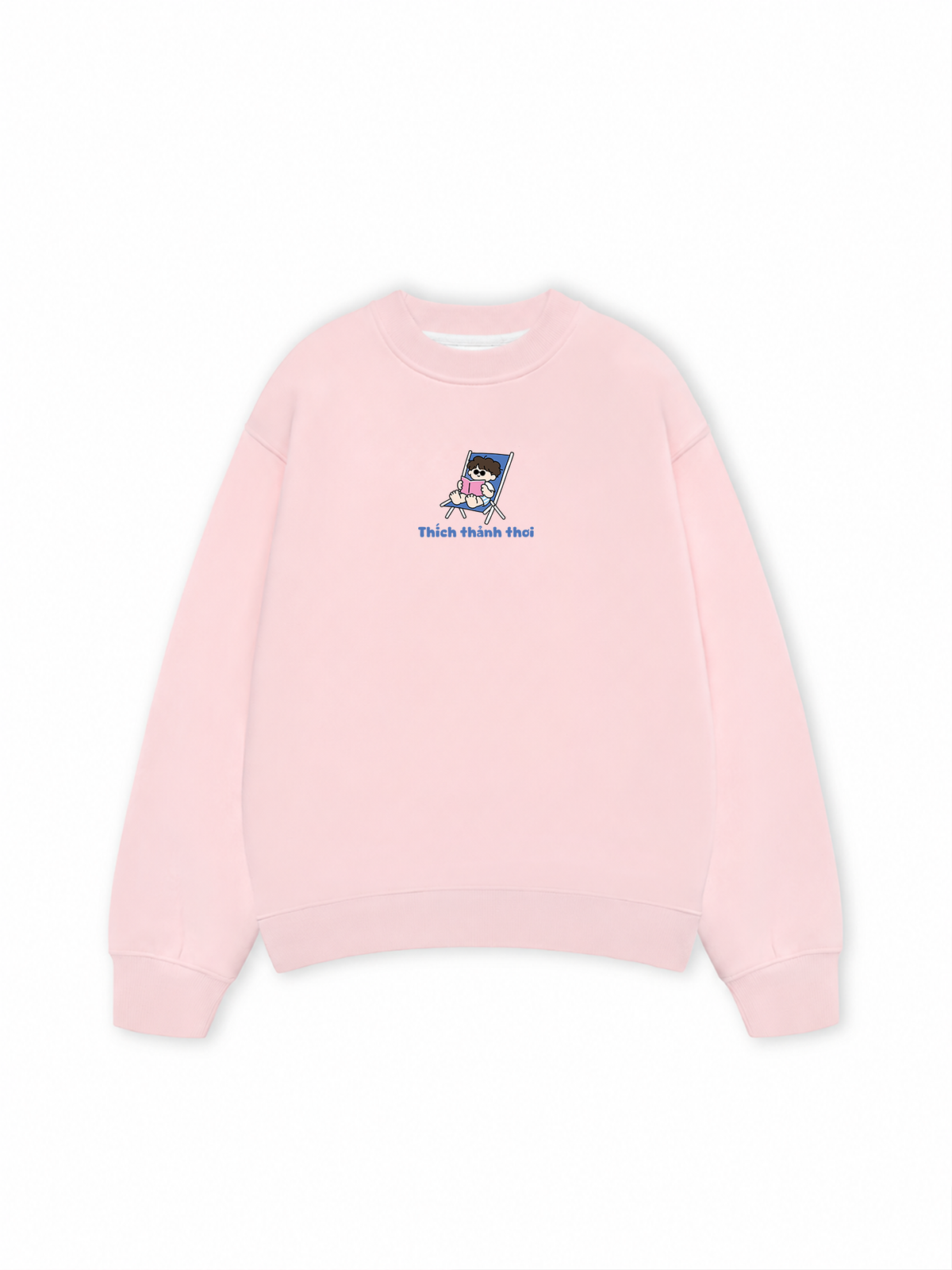 Áo Sweater Nỉ Hai Da Thích Thảnh Thơi