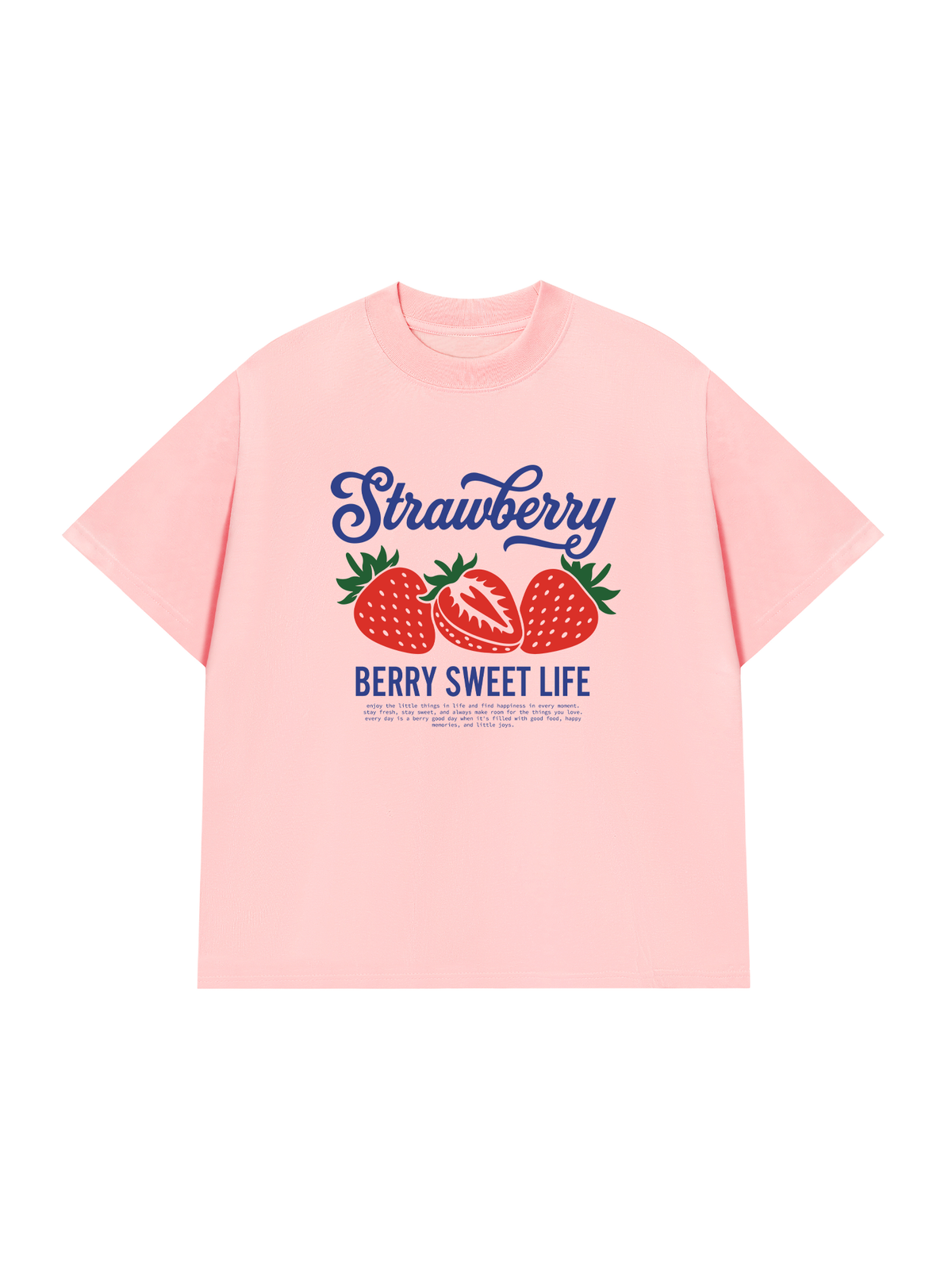 Áo Thun Relaxed Fit BERRY SWEET LIFE