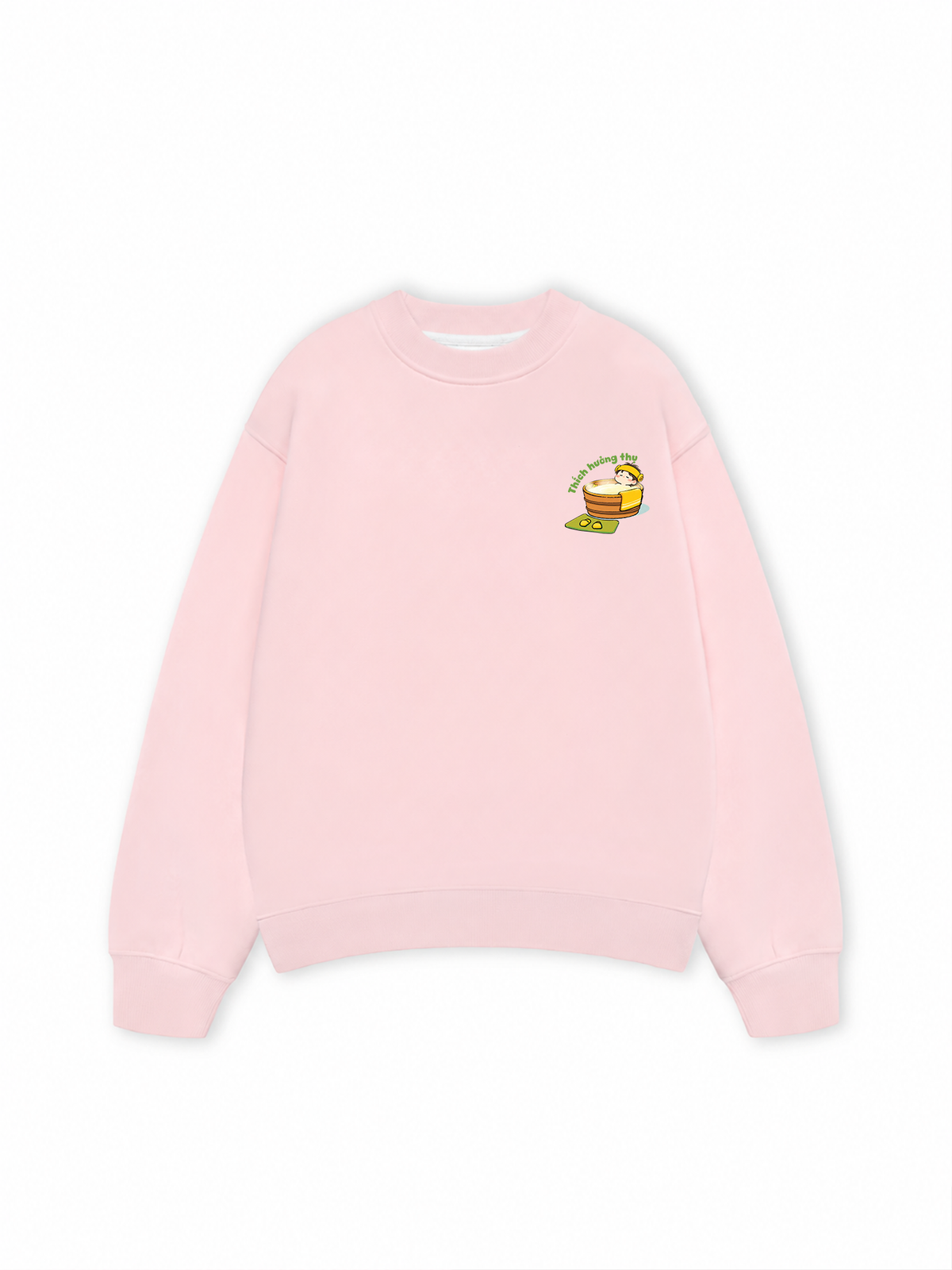 Áo Sweater Nỉ Hai Da Thích Hưởng Thụ