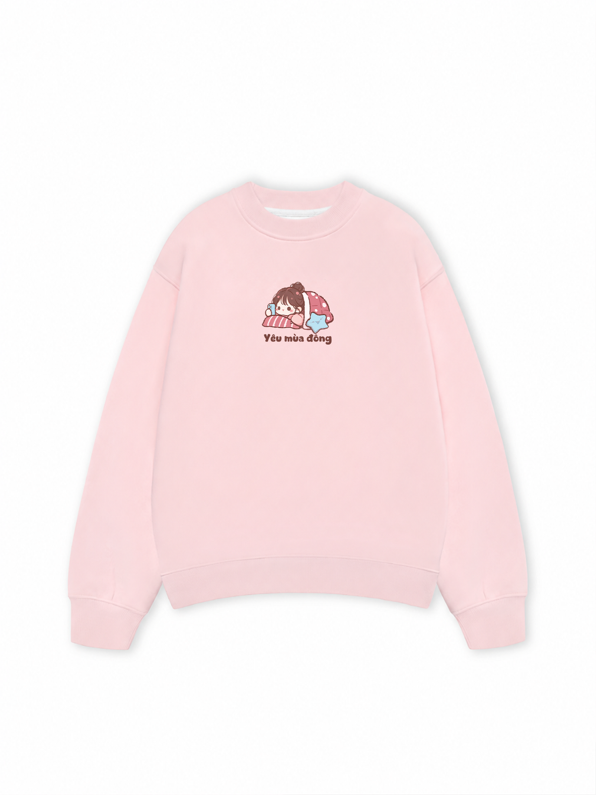 Áo Sweater Nỉ Hai Da Yêu Mùa Đông