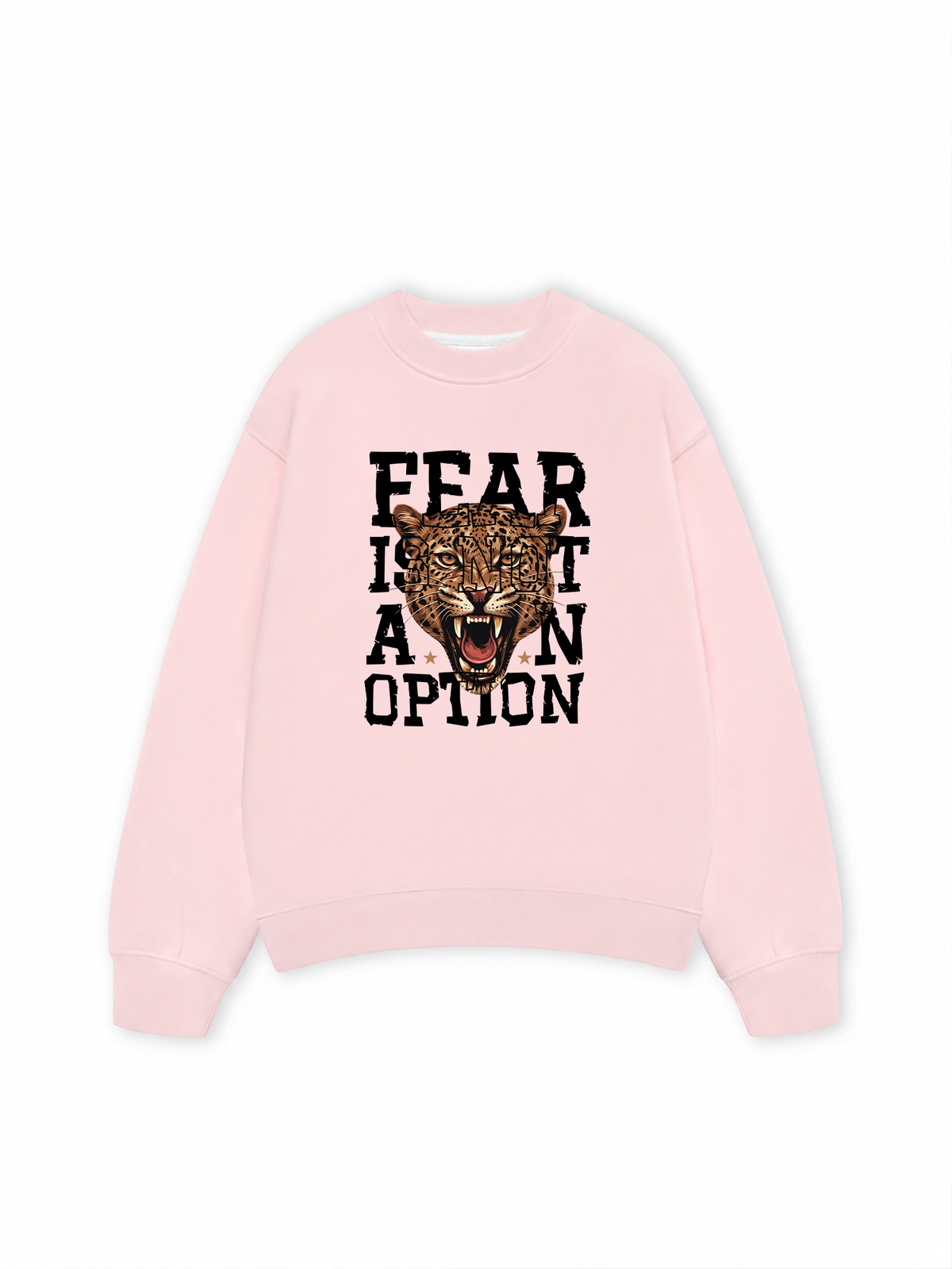 Áo Sweater Nỉ Hai Da Fear Is Not An Option