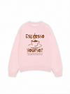 Áo Sweater Nỉ Hai Da Espresso Yourself