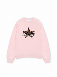 Áo Sweater Nỉ Hai Da Beauty Leopard Star