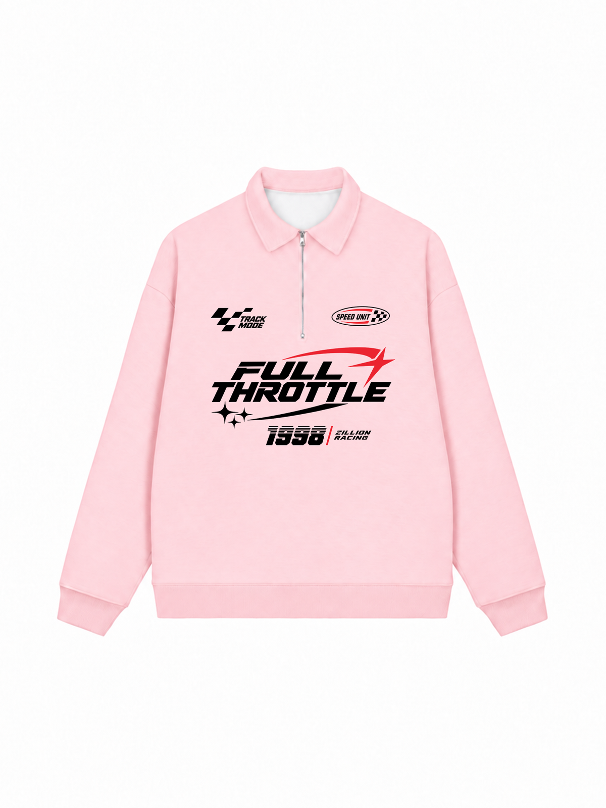 Áo Sweater Polo Nỉ Hai Da Full Throttle