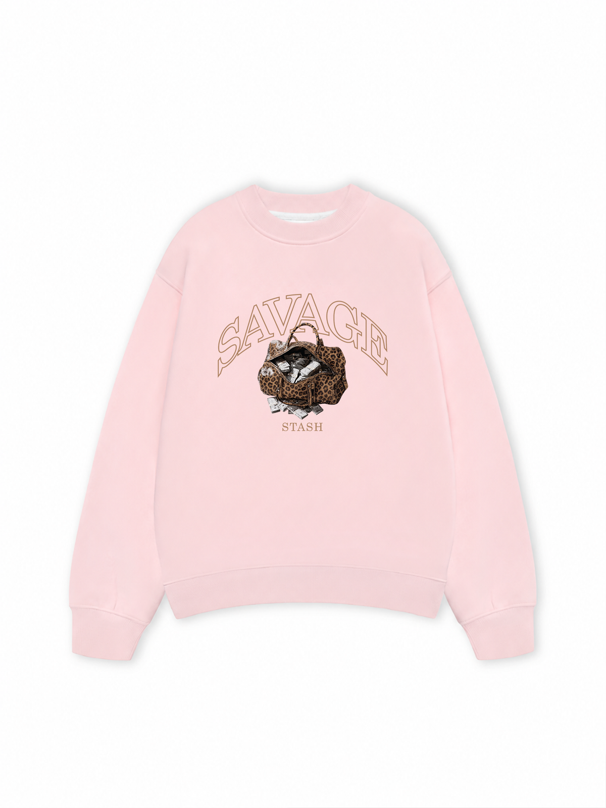Áo Sweater Nỉ Hai Da Savage Stash