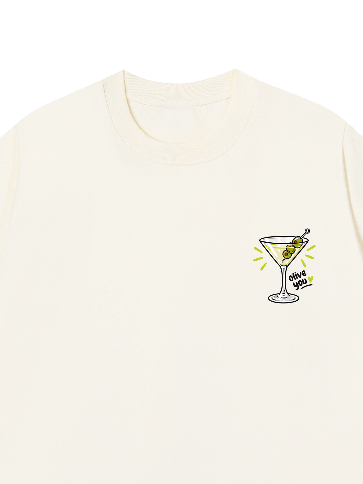 Áo Thun Relaxed Fit Martini Olive You