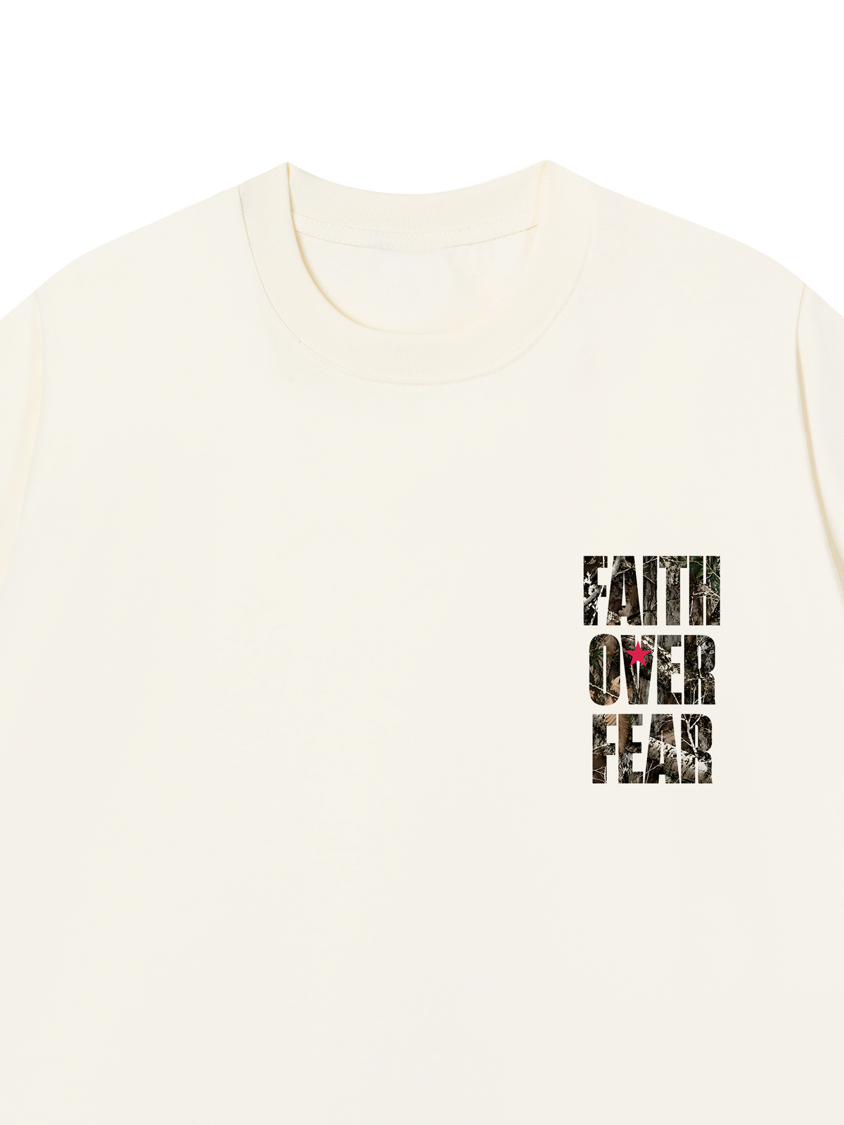 Áo Thun Relaxed Fit Faith Over Fear