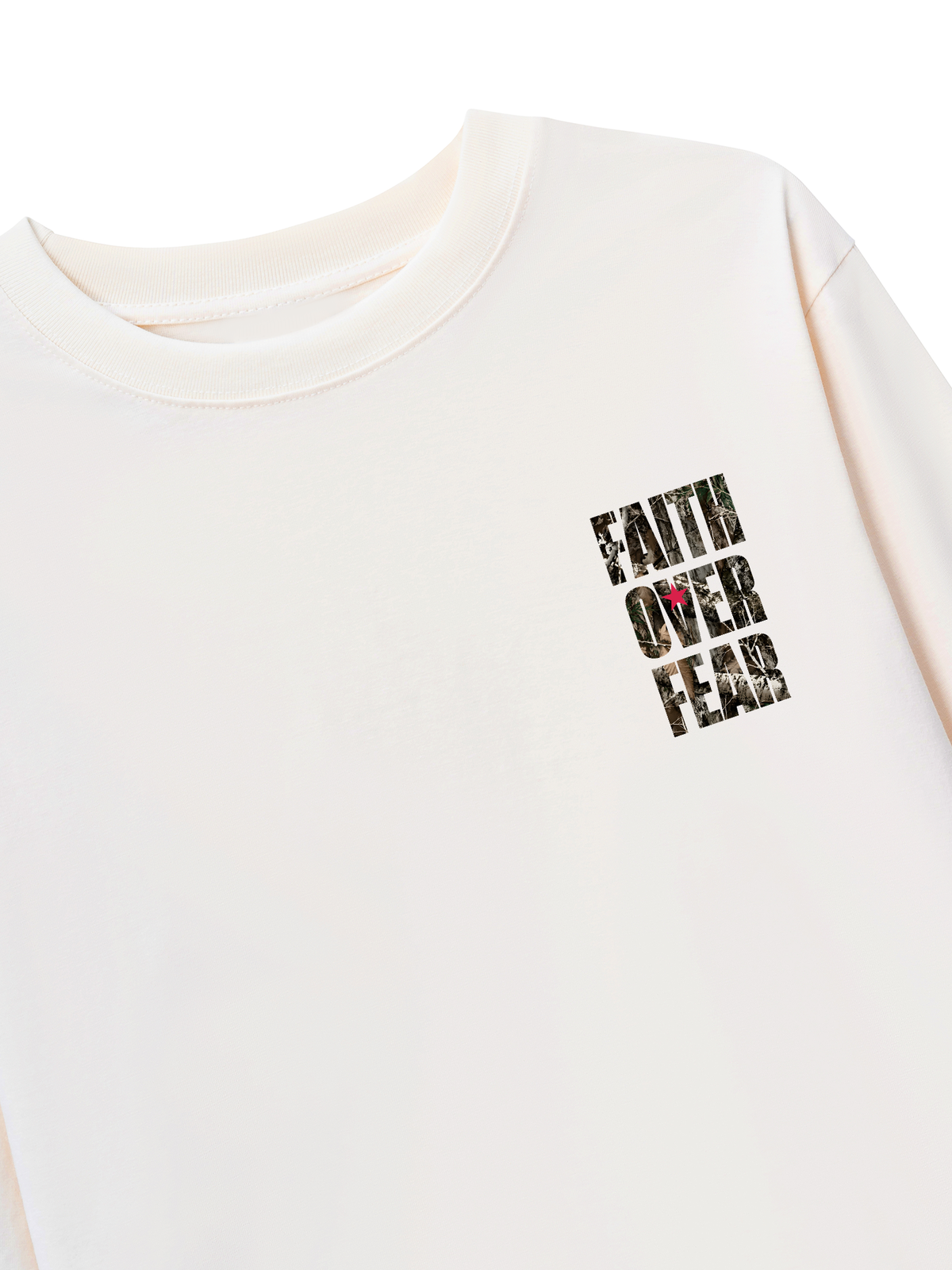 Áo Thun Dài Tay Faith Over Fear