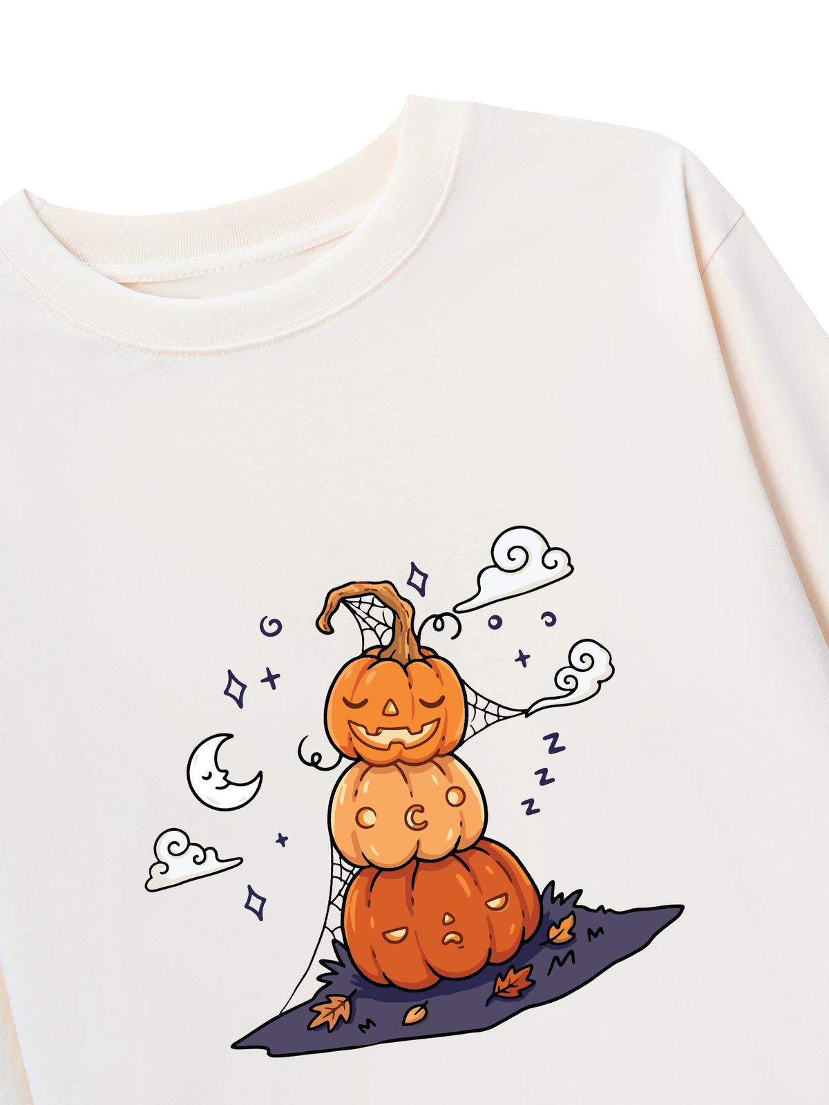 Áo Thun Dài Tay Sleepy Pumpkins