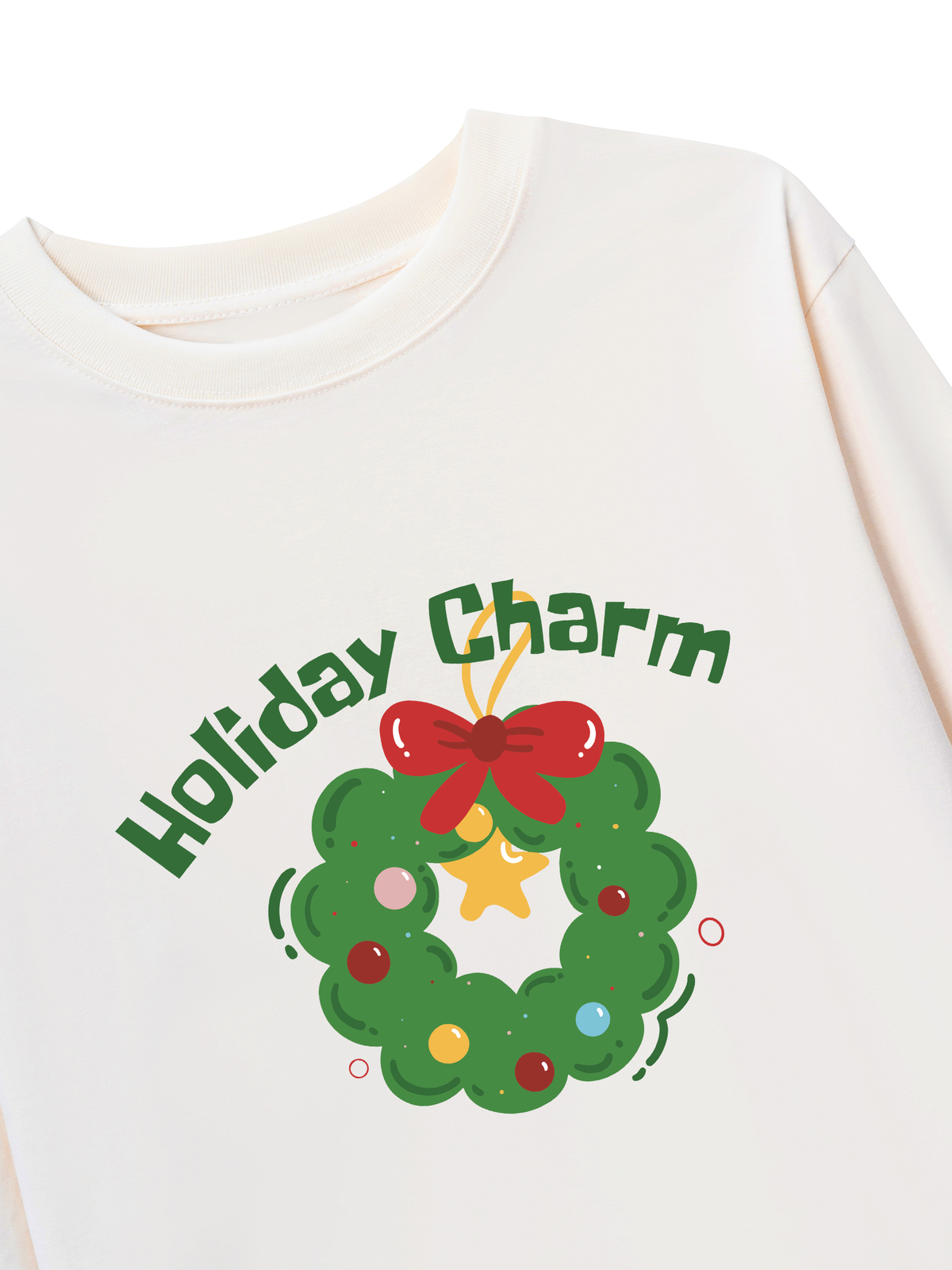 Áo Thun Dài Tay Holiday Charm