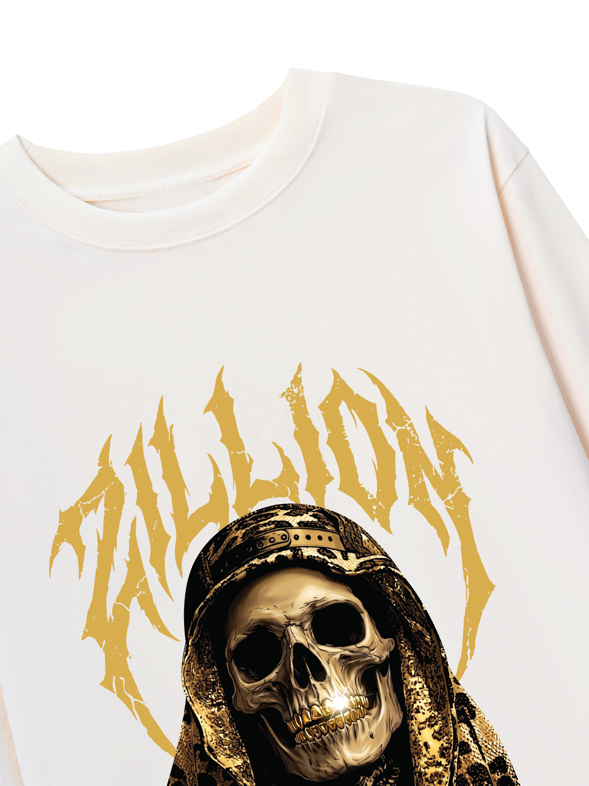 Áo Thun Dài Tay Golden Skull