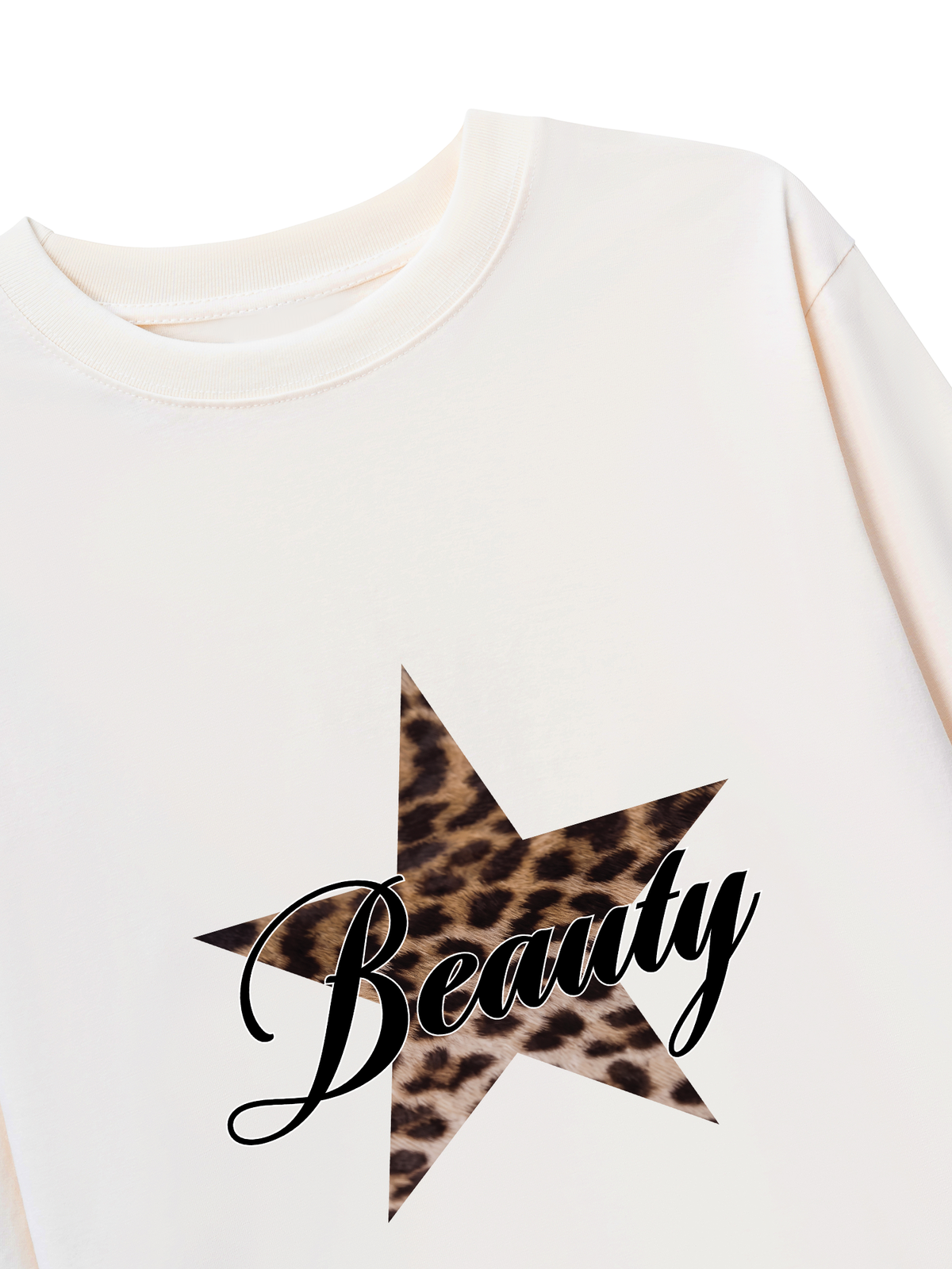 Áo Thun Dài Tay Beauty Leopard Star