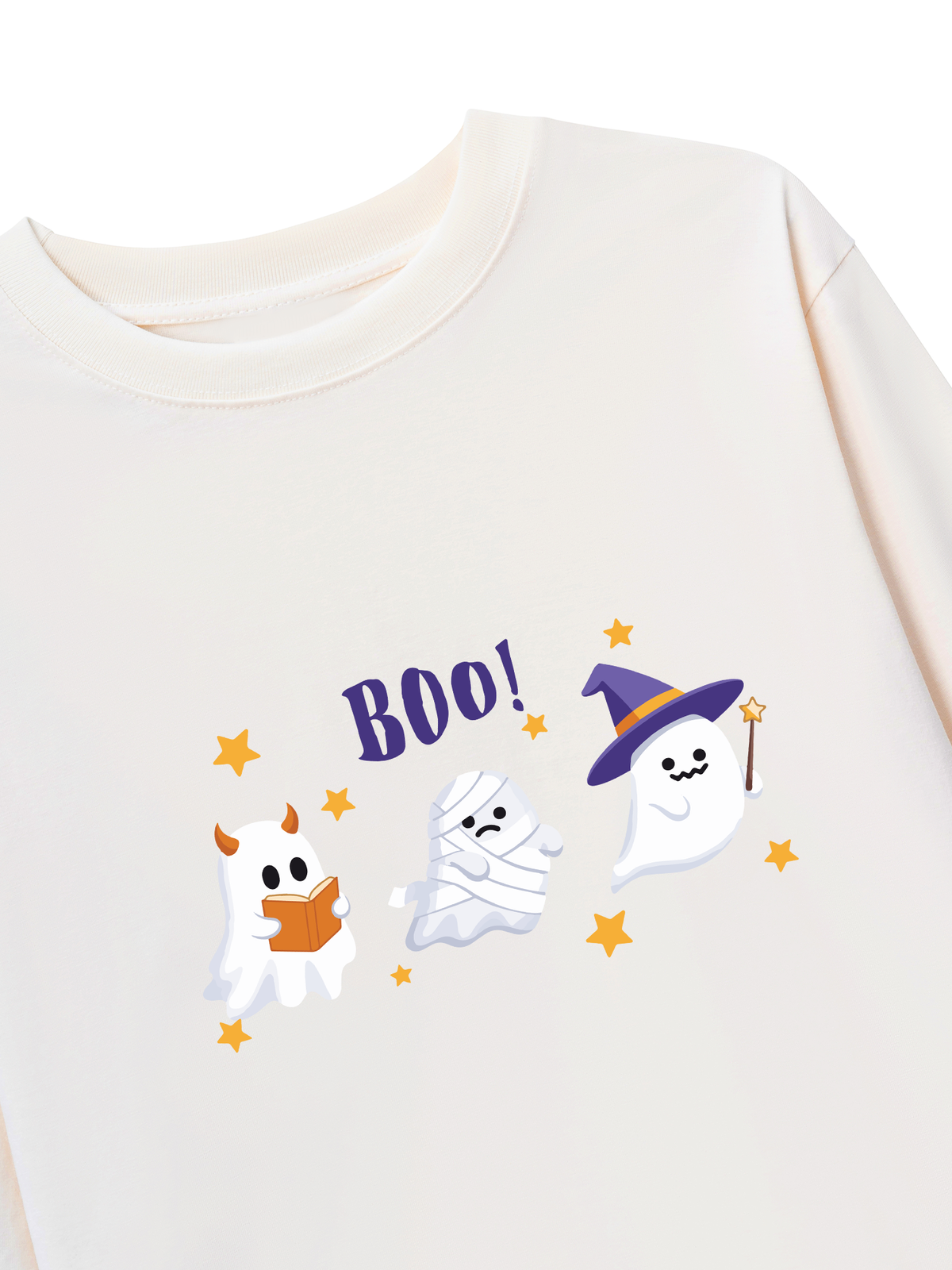 Áo Thun Dài Tay BOO! Ghosts