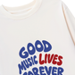 Áo Thun Dài Tay Good Music Lives Forever