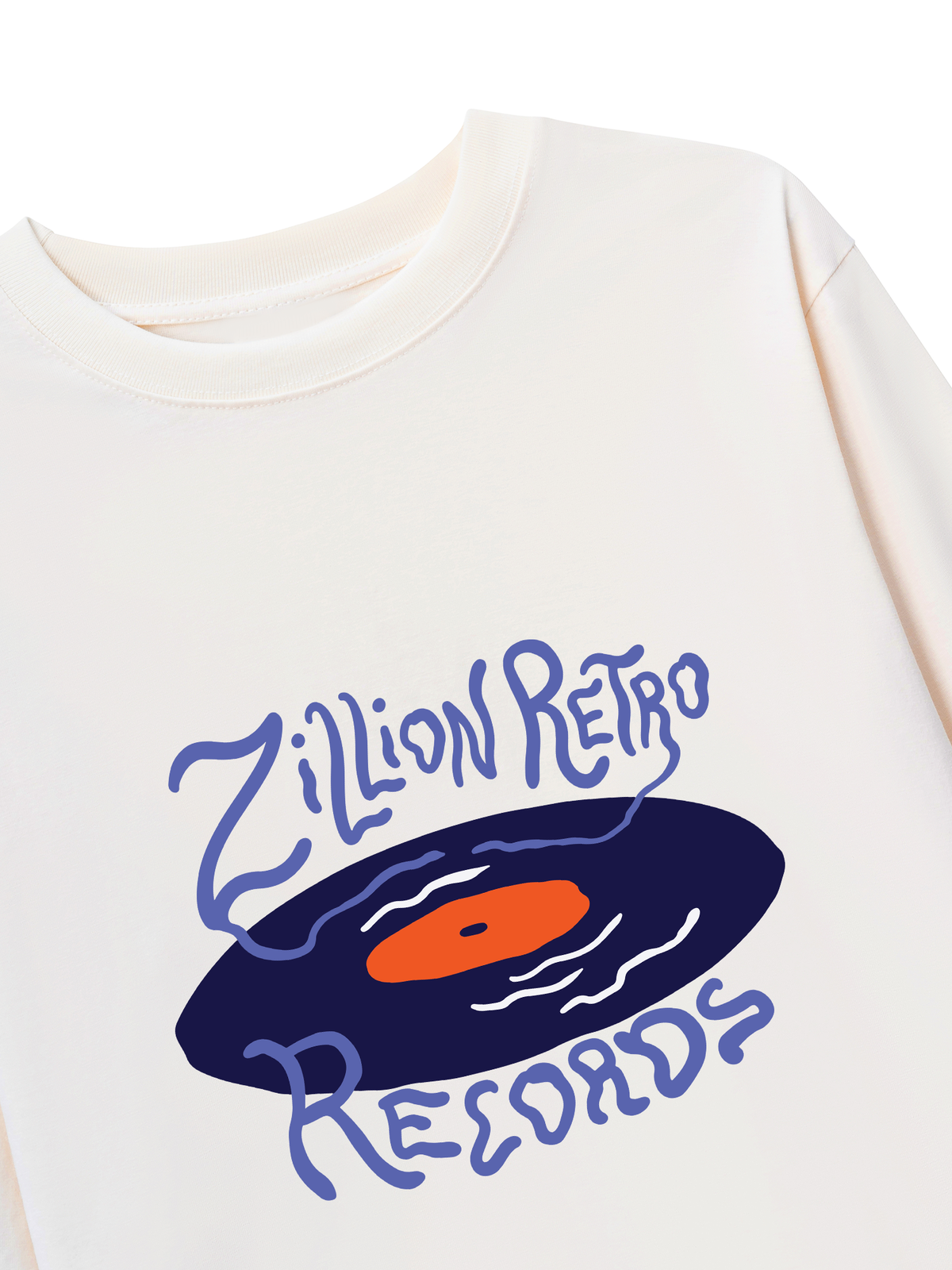 Áo Thun Dài Tay Zillion Retro Records