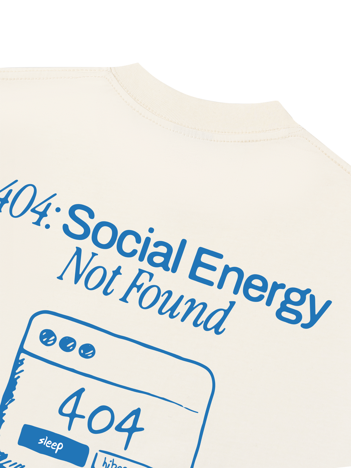 Áo Thun Boxy Social Energy Not Found