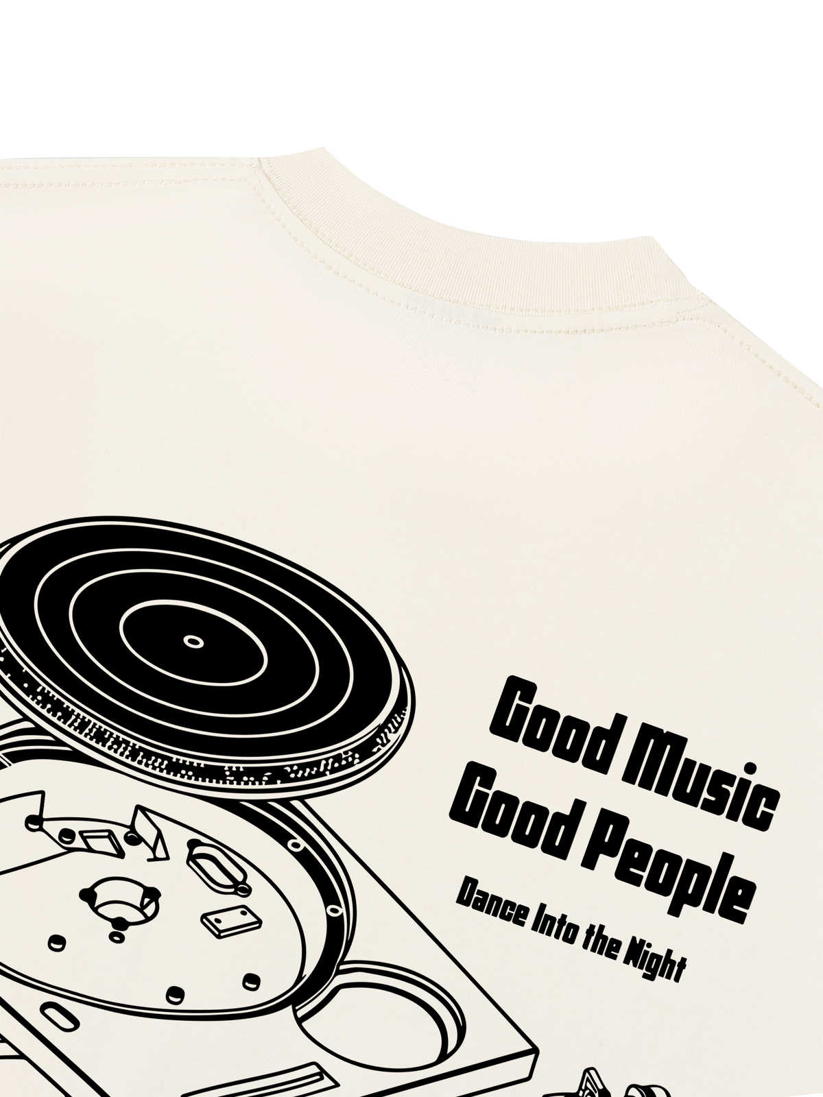 Áo Thun Boxy Good Music Good People