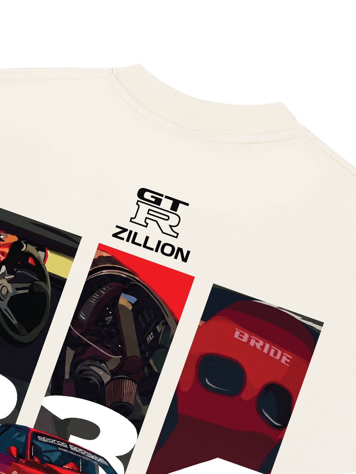 Áo Thun Boxy Car Zillion GT R