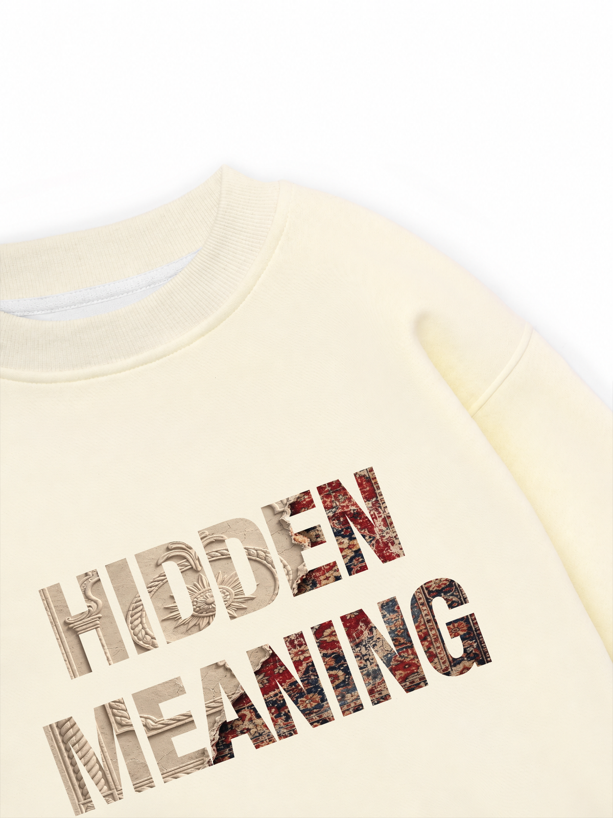 Áo Sweater Nỉ Hai Da Some Truths Stay Hidden