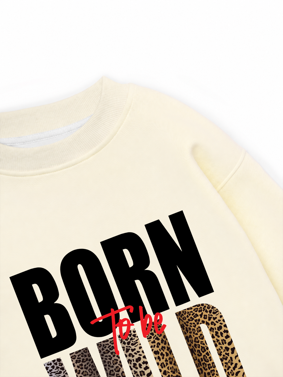 Áo Sweater Nỉ Hai Da Born To Be Wild
