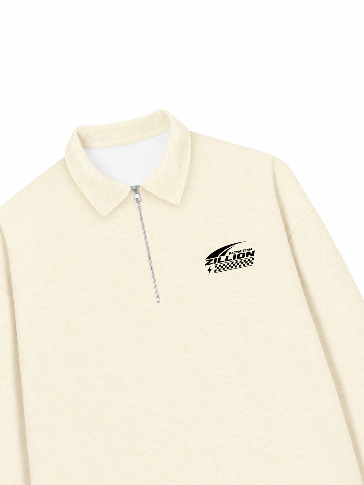 Áo Sweater Polo Nỉ Hai Da Racing Team Zillion