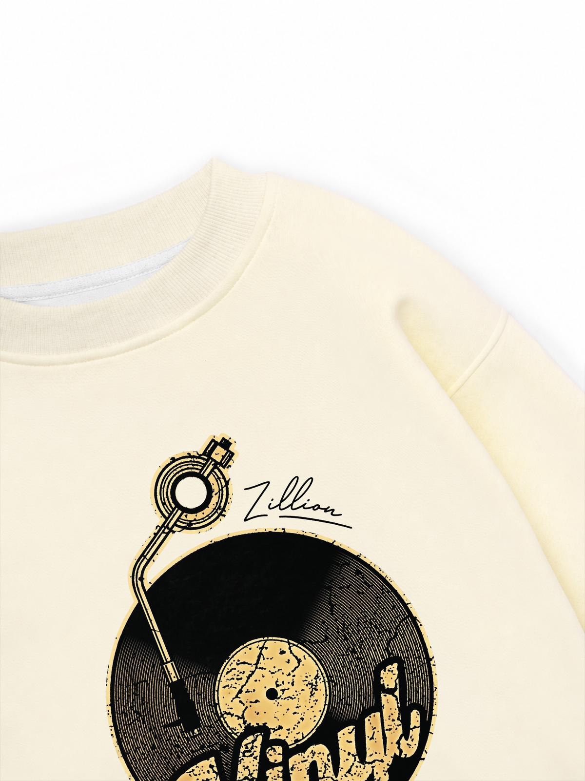 Áo Sweater Nỉ Hai Da Zillion Vinyl