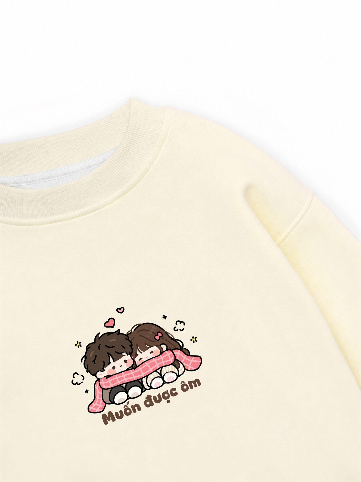 Áo Sweater Nỉ Hai Da Muốn Được Ôm