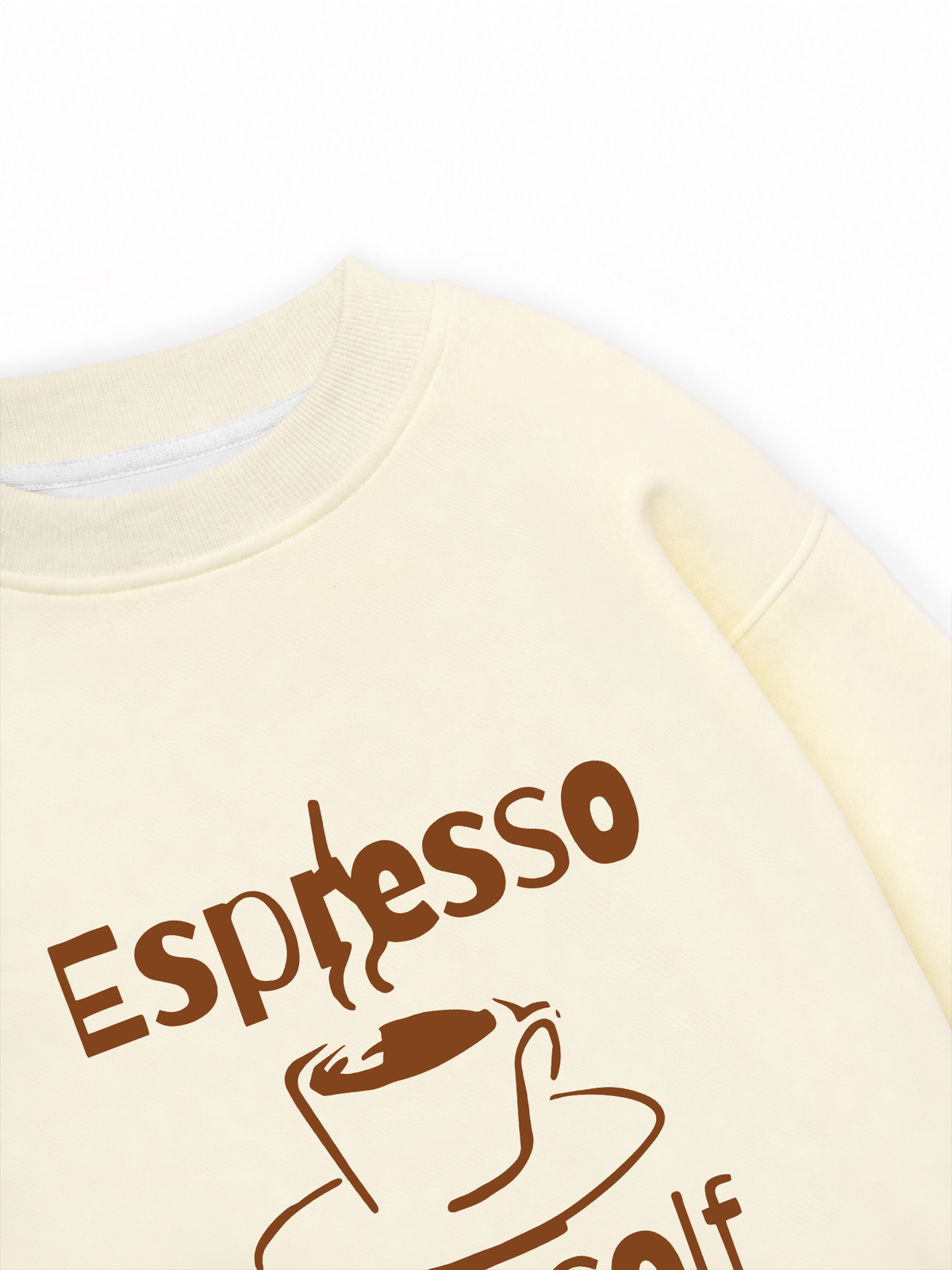 Áo Sweater Nỉ Hai Da Espresso Yourself
